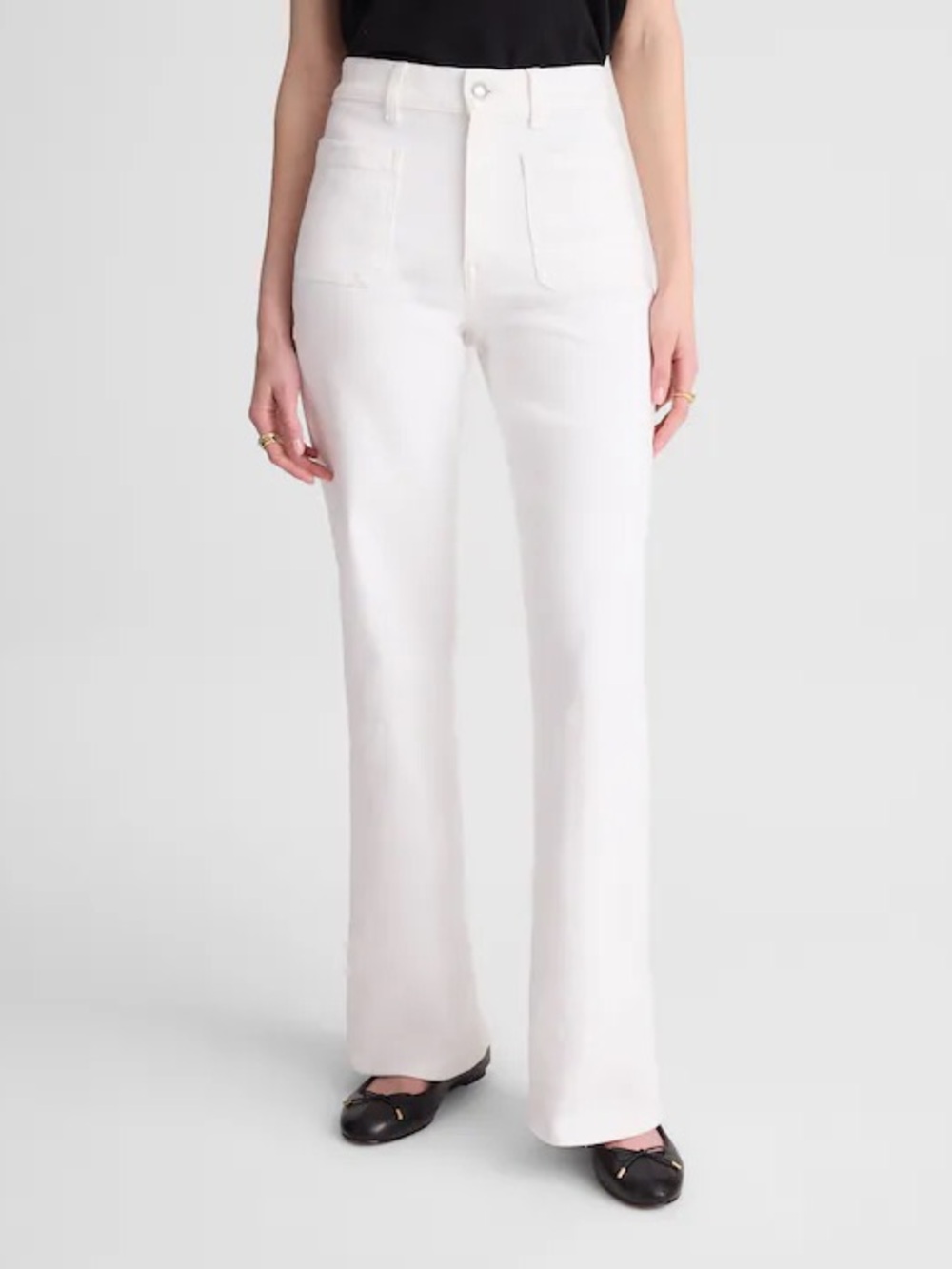 Madewell The Emmy Wide-Leg Jean in Super Stretch Denim - Picture 2 of 9